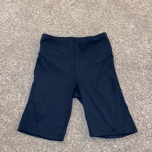 Black biker shorts